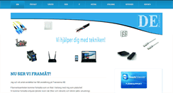 Desktop Screenshot of deteknik.se